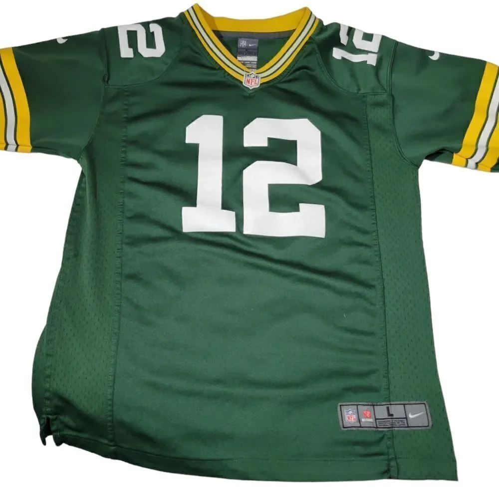 Aaron Rodgers' Greenbay packers youth jersey